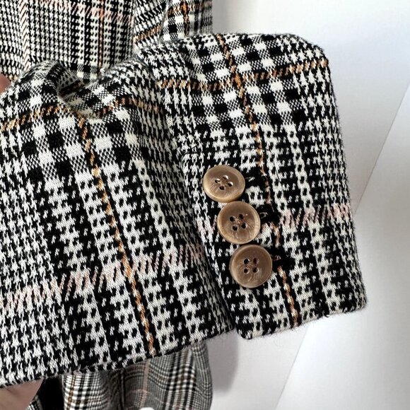 Old Navy Womens Boyfriend Fit Houndstooth Unstructured Blazer Size 3X - Picture 4 of 11